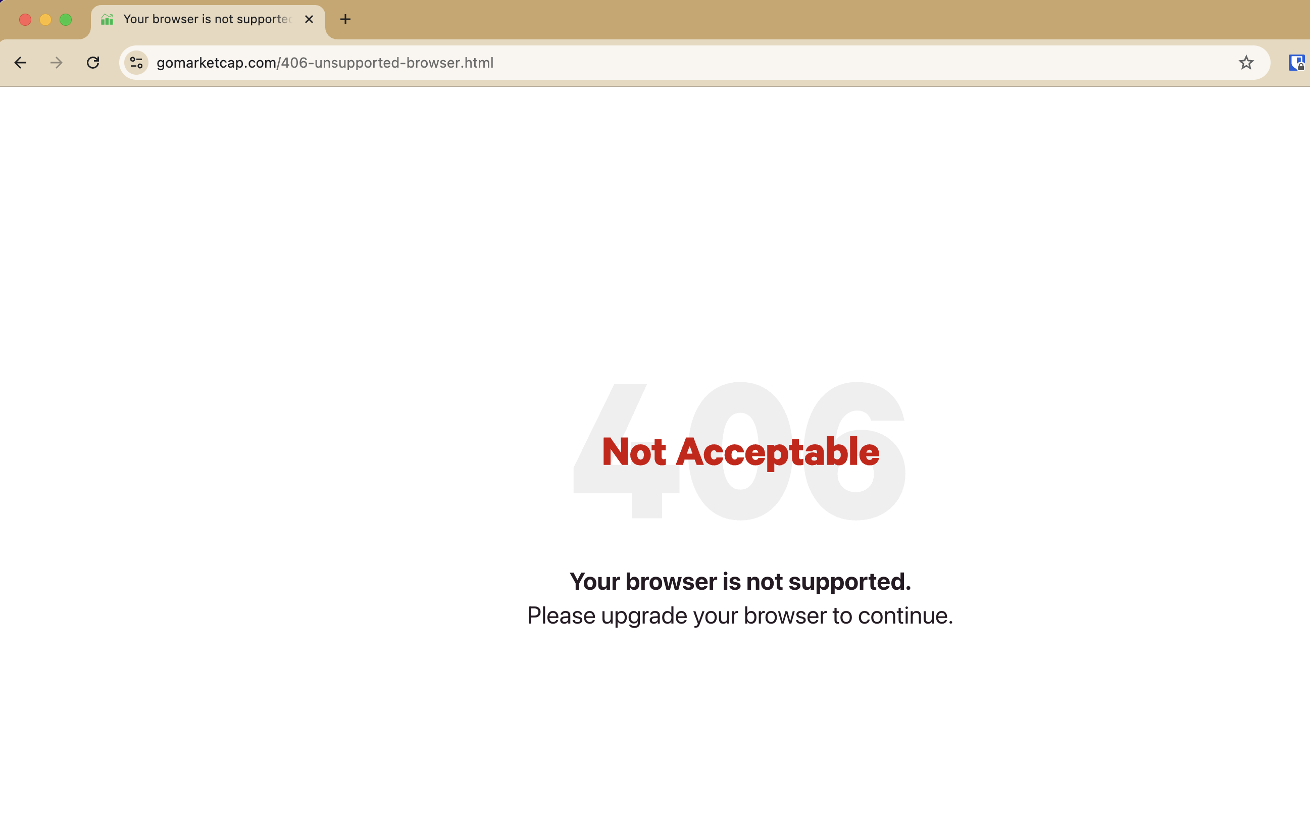 Not acceptable indeed!